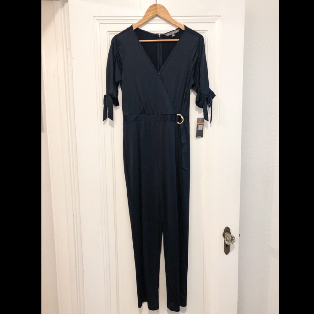 Sharagano Navy Blue jumpsuit